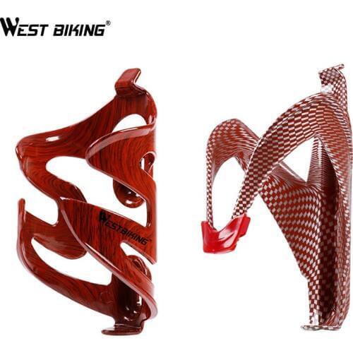 WEST BIKING Carbon Fiber Bike Bottle Cage MTB Bike Road Bike Bottle Holder Glass Drink Water Bottle Cage Bicycle Accessories
