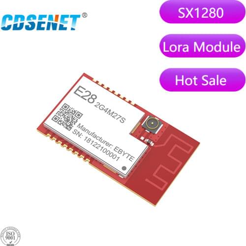 SX1280 500mW LoRa BLE Module 2.4 GHz Wireless Transceiver E28-2G4M27S SPI Long Range 2.4 ghz BLE rf Transmitter 2.4GHz Receiver