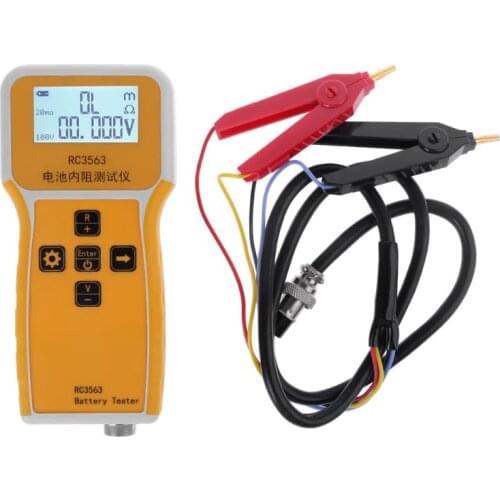 L21C RC3563 Handheld Battery Internal Resistance Tester Analyzer for Car Vehicle Lead-acid Battery dry cell