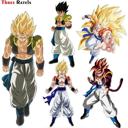 Three Ratels F174 different kinds Gogeta cartoon stickers for kids school gifts sticker bick PC vehicle helme decal