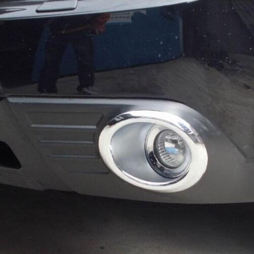 High quality ABS chrome Front Fog Lights Fog lamp cover trim for subaru Forester 2009 2010 2011 2012