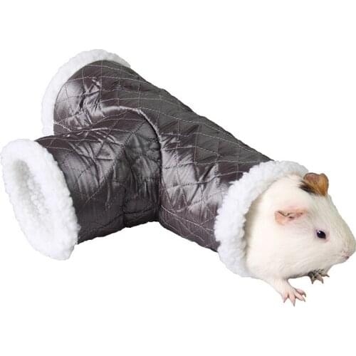 Winter Warm Hamster Tubes Tunnels Small Animals Cage House Nest Playing Toys for Hedgehog Chinchilla Rat