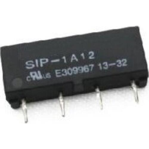 10pcs / lot 12V Relay SIP-1A12 Reed Switch Relay 4PIN
