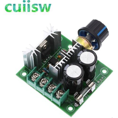 12V-40V 10A 13khz Pulse Width Modulation PWM DC Motor Speed Regulator Controller Switch Black