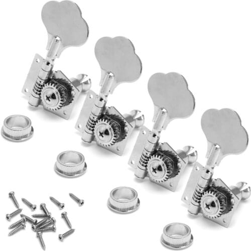 2021 New New Bass Guitar Machine Heads Knobs Tuners Tuning Pegs Tuners Guitar Parts 4PCS H58D