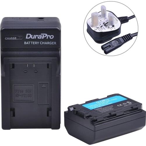 1Pc NP-FZ100 Rechargeable Camera Battery + Single Charger for Sony NPFZ100 Z-Series, Alpha A7 III, A7R III, A9, A9R, A9S, A6600