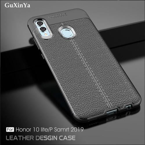 For Huawei Honor 10 Lite Phone Case Luxury Leather ShockProof TPU Protective Case For Huawei Honor 10 Lite Cover P Smart 2019