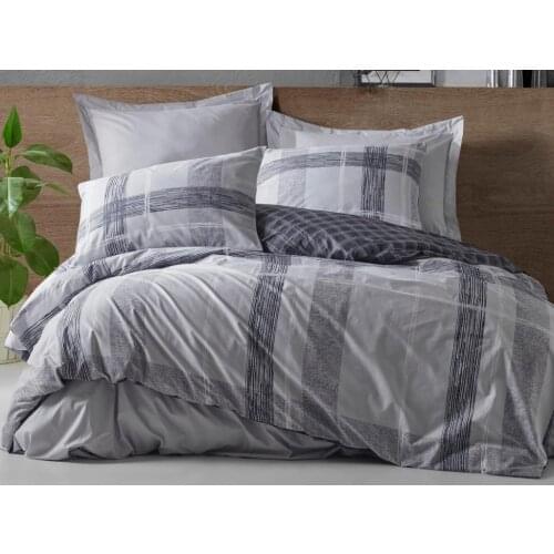 Cottonbox Model Miranda Double Personality Duvet cover Gray