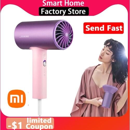 Xiaomi SOOCAS H5 Upgraded Anion Hair Dryer 1800W Quick Drying Double Negative Ion 57 ℃ Constant Temperature Hair Care Hair Dryer