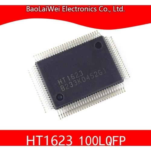 200pcs HT1623 LQFP100 ic chip Electronic Components Integrated Circuits RAM Mapping 48x8 LCD Controller for I/O MCU