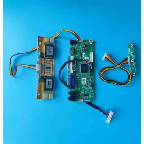 Kit for LM190E08-TLG6 VGA DVI Controller board 30pin 1280X1024 19" HDMI Driver LVDS 4 lamps Screen Panel M.NT68676 DIY
