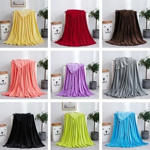 Multifunctional Coral Velvet Blanket Soft Breathable Home Couch Bed Cover Blanket for Adults Children Pets Travel Blanket