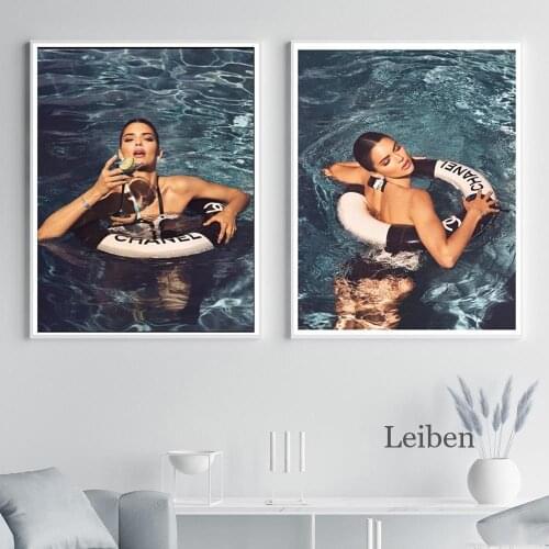 Nordic Sexy Girl Poster Modern Fashion Model Canvas Paitning Figure Photography Posters and Prints Wall Pictures Home Decor