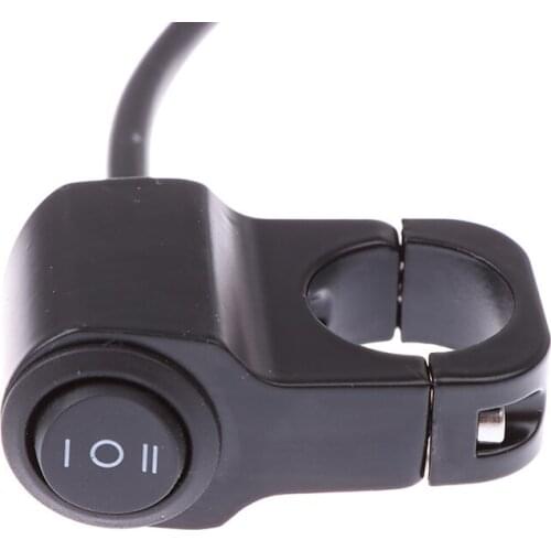 Motorcycle Handlebar On Off Switch 12V Waterproof ATV Headlight Fog Light