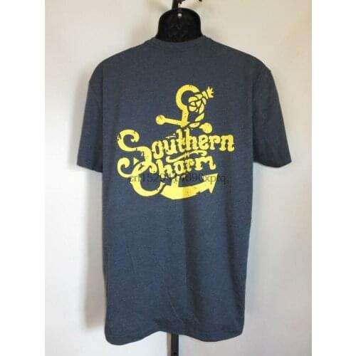 New Southern Charm Anchor Adult sizes S-L Blue Shirt by Next Level