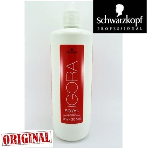 Original Schwar zkopf Professional IGORA ROYAL Permanent Color Creme ( Oil Developer 9% / 30 Vol )