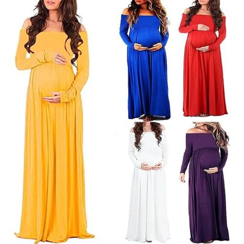 Pregnant Mother Dress Maternity Photography Props Women Pregnancy Clothes Lace Dress for Pregnant Photo Shoot Clothing Dresses