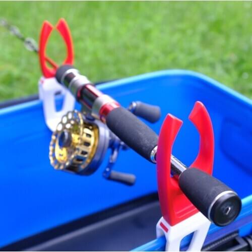 Fishing Rod Pole Rock Fish Clip Holder Bucket Clamp Bracket Fishing Tackle Accessories