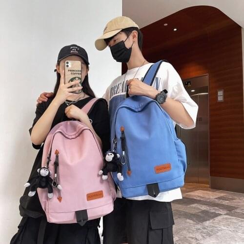 School Backpack Womens Students Teenager College Backpacks For Girls Travel Large Capacity Trend Schoolbag Casual Female Bags