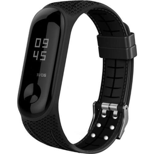 Replacement Honeycomb Silicone Bracelet Watch Band Strap For xiaomi Mi Band 3 4