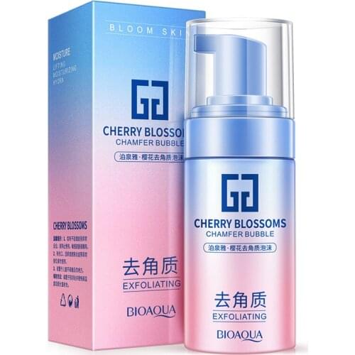 Cherry Exfoliating Facial Cleanser Moisturzing Hydrating Deep Cleansing Pore Cleanser Skin Care Product 120g