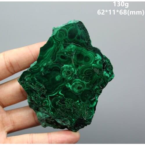 100% Natural green malachite polished mineral specimen slice rough stone quartz Stones and crystals Healing crystal