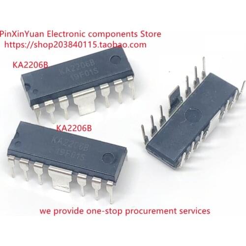 5PCS~10PCS New original KA2206B two-channel audio power amplifier chip KA2206 DIP-12 In stock