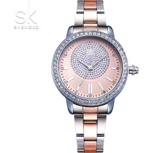 Women Watches Luxury Rose Gold Womens Watch Diamond Quartz Watches Ladies Crystal Female WristWatch Girl Clock Relogio Feminino