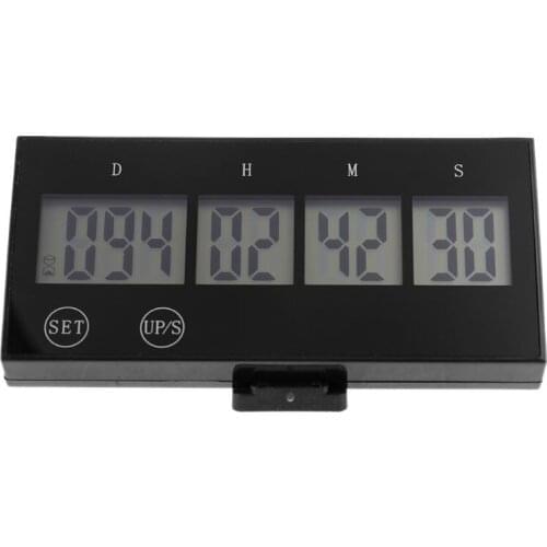 Digital Timer Countdown 999 Days Clock LCD Event Reminder Countdown Time Clock A5YD