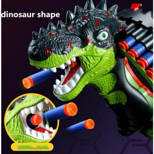 Children Dinosaur Bracelet Electric Burst Soft Bullet Gun High Capacity Shooting Toy For Boys And Girls With Great Power