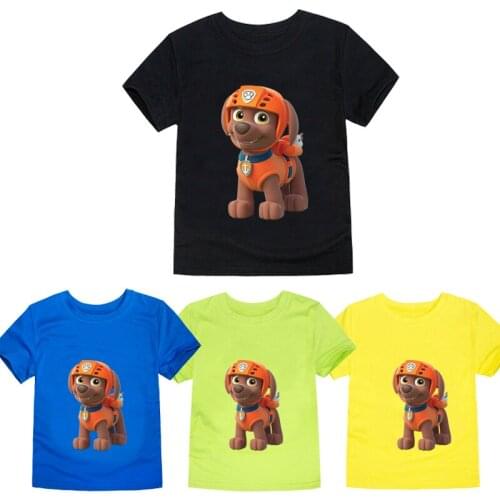 Boys' T-shirt Childrens Clothing Cartoon Paw Patrol Summer Short Sleeve Boys' T-shirt Childrens Cartoon Print Top