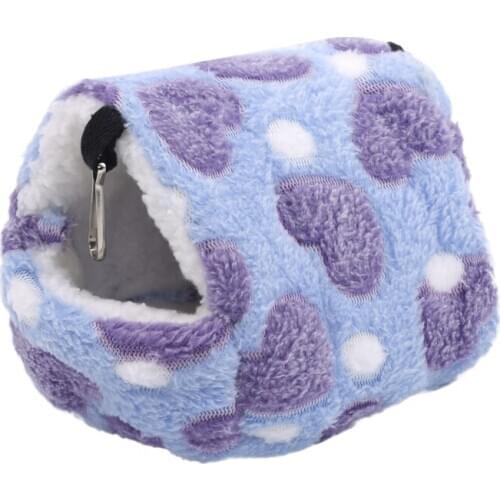 Small Animal Pets Cages Winter Springs Hamster Guinea Pig Squirrel Keep Warm Nest Soft Comfortable Sleeping Bed Hammock Tent