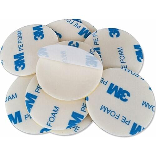 3M Strong Pad Mounting Tape Thick 1mm Double Sided Adhesive Acrylic Foam Tape Two Sides Mounting Sticky Tape White Multiple Size