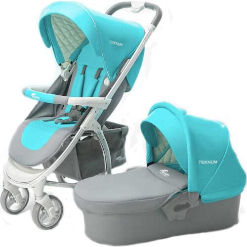 Teknum high landscape baby stroller can sit reclining 3 and 1 portable high-end strollers fashion super shock absorption