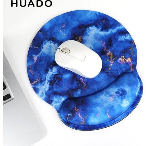 Mouse Pad with Wrist Rest Thicken Soft Comfortable Anti Slip Cushion Ergonomic Design for PC Computer Office