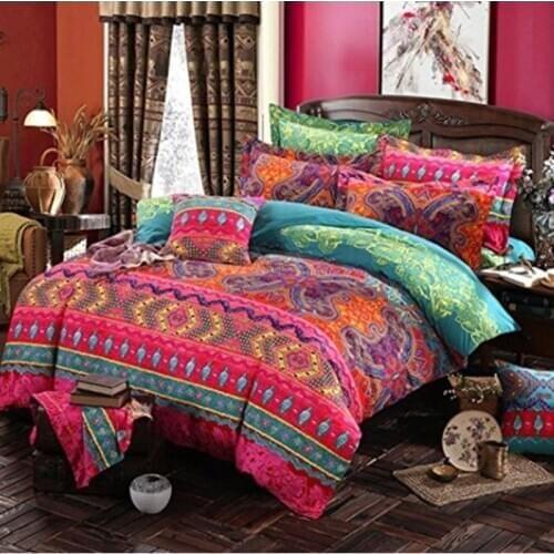Creative Bohemian 3d Comforter Bedding Set Mandala Duvet Cover Set Winter Bedsheet Pillowcase Queen King Size Bedlinen Bedspread