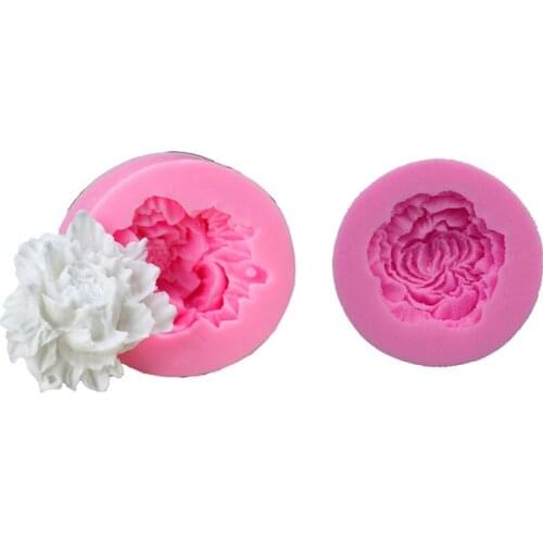 Free Shipping Mini Carnations Cooking Tools Decoration Silicone Mold Baking Fondant Sugar Craft Molds Diy Cake Cake