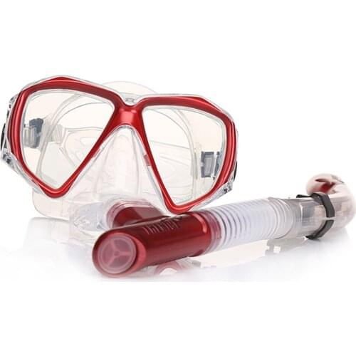 Adult Swimming Tube Dive Mask Underwater Scuba Goggles Anti Fog Snorkeling Glasses Respiratory Masks Professional Dive Equipment