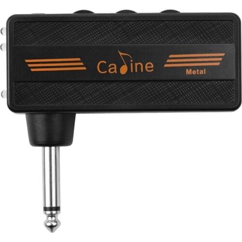 Hot-Caline CA-101 Guitar Headphone Amp Mini Plug Amplifier Rechargeable with Distortion Effect for Guitar Accessories