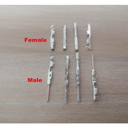 Set of 10/20/50/100/200/500 Male And Female Terminal Pins For Repair Wire For BMW 12527545852 ,12527512135