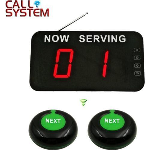 Number Calling System Take A Number System Wireless Queue Management System (2 button +1 display)
