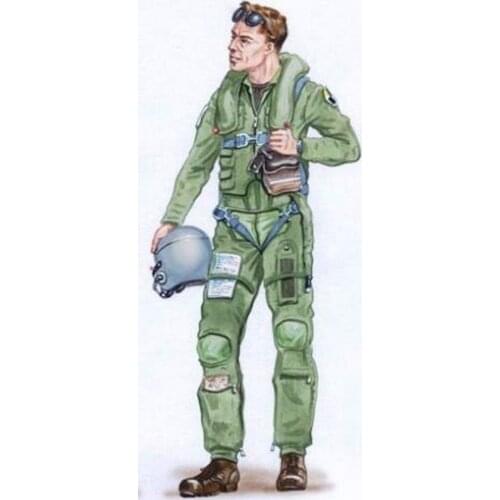 Resin soldier f16 pilot 1:48