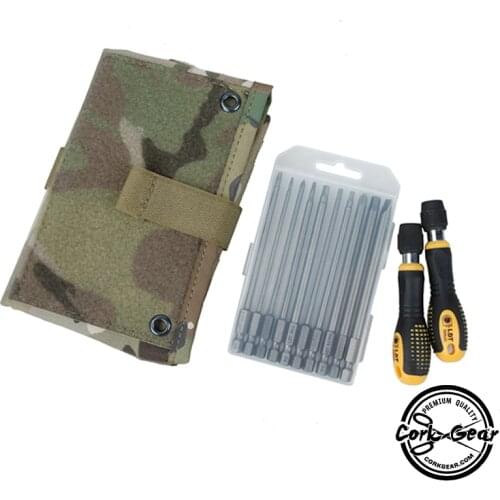 Cork Gear Tactical Molle Pouch Tools Set Screwdriver Storage Pouch Multicam COG029