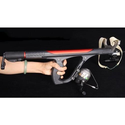 Fishing Slingshot Upgrade Bow Head Comfortable Handle High Power Quality Catapult with Fishing Reel Outdoor Hunting Shooting New