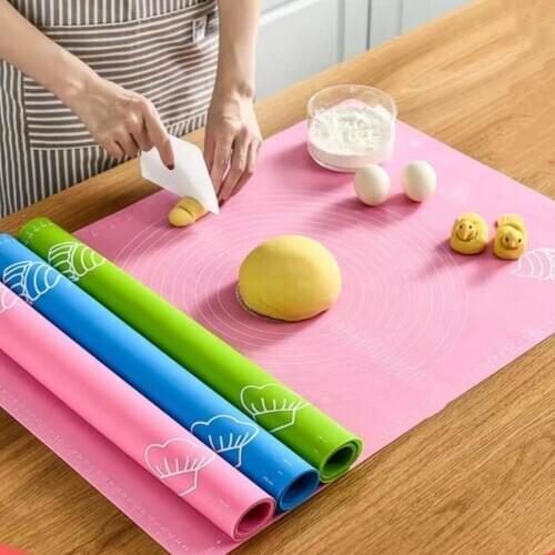 Silicone Non-Stick Baking Mat Thickening Flour Rolling Scale Mat Kneading Dough Pad Baking Pastry Rolling Mat pizza Pastry Tools