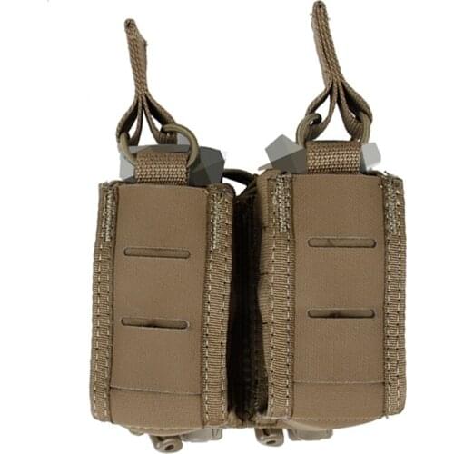TMC Tactical Accessory Bag 40mm Double Bag CB for MOLLE Quick Release Tape TMC3361