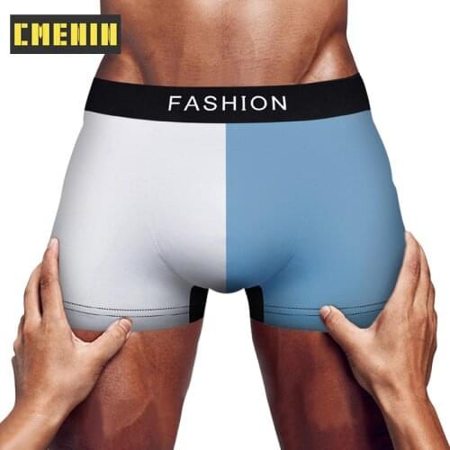 CMENIN New Arrival Cotton Gay Sexy Men Underwear Boxer Men Underpants Hip Raise Trunk Mens panties Bxoers Shorts Mens CM894