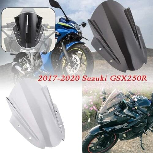 GSX250R Windscreen Windshield For Suzuki GSX 250R 2017 2018 2019 2020 GSXR 250 R Wind Deflector Double Bubble Motorcycle Parts