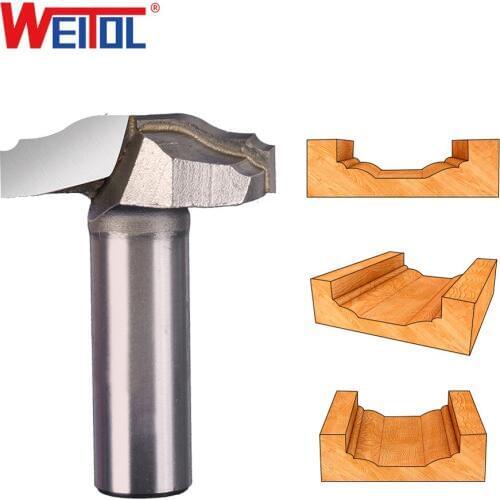 WeiTol 1pcs Engraving Bit solid carbide router bit Woodworking Tools CNC milling cutter endmill for wood
