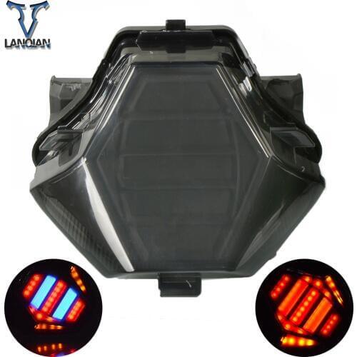 For Yamaha R25 R3 R 25 3 MT07 MT-07 MT 07 2013 2014 2015 2016 Motorcycle Tail Light Lamp Taillight Brake Turn Lights Plastic